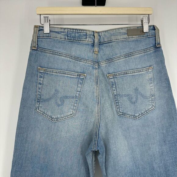 AG Adriano Goldschmied Jeans Women's 31 Etta High Waist Wide Leg Crop Rave Boho - Picture 14 of 15